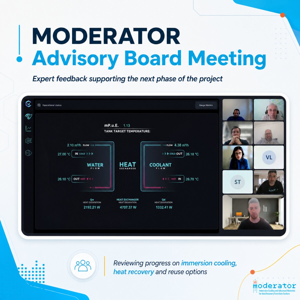 MODERATOR Advisory Board reviews project progress and next steps